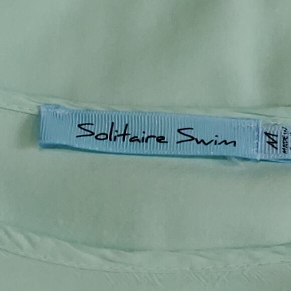 Solitare Swimwear Cover Up Mint Green Medium EUC - Picture 5 of 6